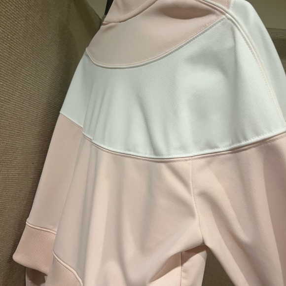 Nike Women's Pink and White Jacket - Picture 2 of 3